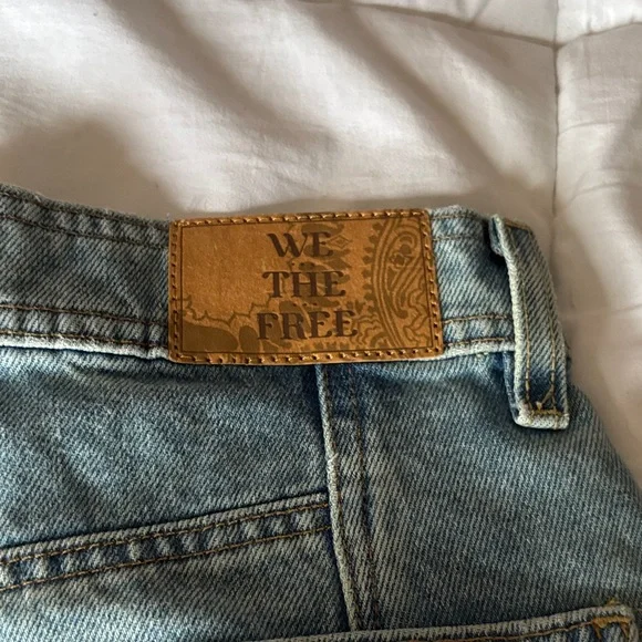 We The Free Light Blue Straight Jeans - Picture 6 of 7